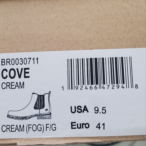 New Born Cove Cream White Leather Chelsea Boots - Picture 5 of 7